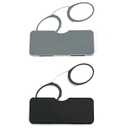 DXYXYO Mini Armless Reading Glasses Clip on Nose for Men Women 3 Pack Thin Compact Readers with Small Portable Case