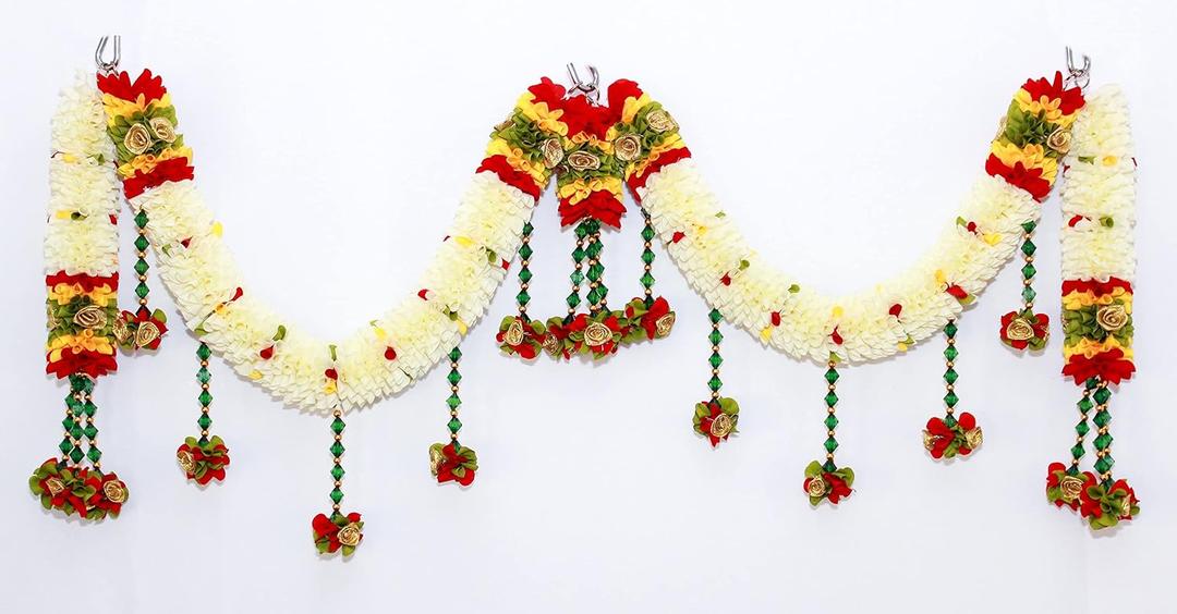 Doorway Set Door Hanging Toran Set Flower Garlands Toran Set/Door Hanging for Decoration