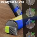 Green Vacuum Light Show All Dust Compatible with Dyson Shark Bissell, Vacuum Cleaner Light Attachment Display All Dust & Detect Cat Dog Hair, Upgrade Universal Accessories (USB-C Rechargeable)