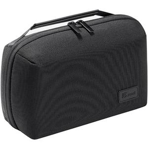 Kaxich Travel Electronics Organizer, Electronics Accessories Bag Portable Cable Organizer Case Waterproof Universal for Adapters Memory Cards, USB Cables (Black)