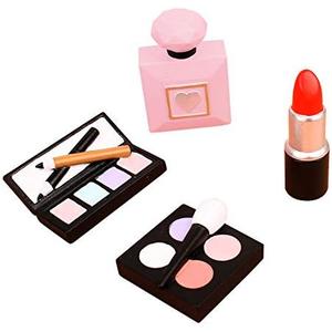 Ercadio 3 Pack Make up Cake Toppers Resin Cosmetics Lipstick Perfume Bottle Cake Decorations for Makeup Theme Bridal Shower Bachelorette Birthday Party Decorations Supplies