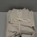 LBRO2M 100% France Linen Duvet Cover Set Queen Size 3 Pcs Natural Flax Comforter Cover with Zipper Closure 2 Pillowcase Breathable Duvet Cover (Linen Queen)