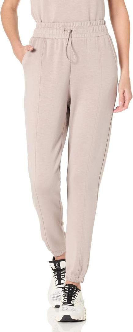 Danskin Women's Relaxed Fit Luxe Jogger Sweatpants (Large)