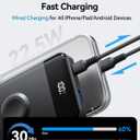 for Magsafe Portable Charger, 10000mAh Fast Charging Power Bank for iPhone 17/16/15/14/13/12, Travel Essentials USB-C Wireless Magnetic Battery Pack for Apple Watch