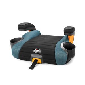 Chicco GoFit Plus Backless Booster Car Seat with Latch Attachment and Quick-Release Latch Removal, Travel Booster Seat for Car, Portable Car Booster Seat for Children 40-110 lbs., Stream/Blue