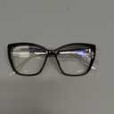 CCVOO Trendy Reading Glasses for Women, Oversized Blue Light Readers, Cheaters Eyeglasses, Stylish Square Cat Eye Glasses