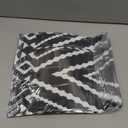 NIGHTWISH Outdoor Waterproof Pillow Covers 18x18 Set of 4 Black and White Modern Geometry Decorative Outdoor Throw Pillows Boho Cushion Cases for Patio Furniture Bench Couch Sunbrella