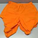 MAGCOMSEN Women's Hiking Pants Lightweight Quick Dry UPF 50 Water Resistant Elastic Waist Golf Travel Pants Zip Pockets (Orange, XL)