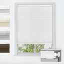 LazBlinds No Drill Cordless Cellular Shades, 26.5" W x 48" H, White