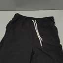 Scotamalone Mens Swim Trunks Swimming Shorts Swimwear Bathing Suits Quick Dry 11 Inch with Mesh Lining Pure Black, S