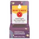 Burt's Bees Back To School Dorm Essentials, Original Overnight Intensive Lip Treatment, Moisturizing, Restorative, Reduces Fine Lines, Vitamin E, Ceramides Oils, Natural Origin Lip Care, 0.25 Oz.
