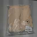 XUNRYAN Women Summer Twist Front Sexy Cutout Casual Dress 2022 V Neck Long Sleeve Dress Ruffle Swing Blouse Mini Dresses Size M Beige