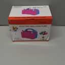 SINBEE Balloon Pump, Balloon Pump Electric, Portable Dual Nozzle Electric Blower Air Pump Inflator for Party Decoration. Faster and Save Time (Rose Red)