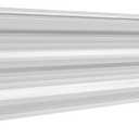 RecPro Mesa Metal Aluminum RV & Trailer Siding 8" x 72" | S Lock Design | Resists Corrosion & Cracking | Lightweight (1, Crystal White)