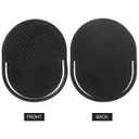 NOLITOY 12 Pieces Black Scalp Massage Combs Portable Soft Washing Hair Brushes for Shampooing Hair Care and Styling at Home or Travel