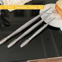 JETKONG Extra Long Kitchen Tweezers Heavy Duty Stainless Steel Cooking Tweezers, Set of 3 (9 12 14 Inch, Silver)