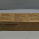 Cat Heating Pad for Bed Warming: Self Warming 19.68"x12" Electric Heated Mat with Removable Washable Cover for Dogs Cats and Small Animals Ideal Winter Heat Blanket for Comfort and Relief During Naps (Brown)