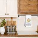 2 x ArtisaEura Inspirational Life Quote Kitchen Towels, Motivational Saying Dish Tea Hand Towels for Kitchen Bathroom Decor, Positive Affirmation Gifts for Women, 16x24 Inch