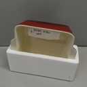 LOVECASA 8x8 inch Baking Pan, 2 Quart Square Cake Pan Baking Dish for Oven, Stoneware Brownie Pan Non-Stick, Casserole Baking Pan with Handle,Ceramic Bread Pans for Baking, Red