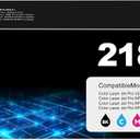 218A Toner Cartridges Replacement 3301sdw 3301fdw 3201dw Compatible for HP 218A 218X Toner (with Chip) W2180X W2180A Works for Pro 3201dw Pro MFP 3301fdw 3201dw 3301sdw Printer 4Pack(1BK+1C+1M+1Y)