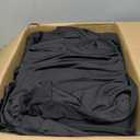 3 Pack 6ft Spandex Table Skirt Fitted Black Stretch Tablecloth,One-Piece Wrinkle-Resistant Ruffles Design,Perfect for Rectangle Tables Banquets Parties Wedding