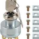 272041 Ignition Switch with Key Compatible with Hyster Forklift Compatible with Clark Compatible with Daewoo Compatible with Crown Compatible with Yale Compatible with CAT Forklift