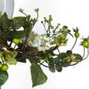 Nearly Natural 4634-CR Hydrangea Triple Candleabrum Centerpiece, Cream 29" x 10.25" x 10.25"