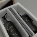 Kitchen Soap Dispenser Set, 16oz Hand and Dish Soap Dispenser Set with 2 Instant Dry Trays, Stainless Steel Pump, Refillable Glass Bottle for Kitchen and Bathroom Countertop (Black)