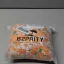 B2prity Women's One Piece Swimdress Swimsuit Tummy Control Swim Dress Modest Full Coverage Bathing Suit with Side Pocket (Medium, Orange White Floral)