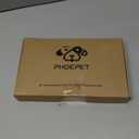 PHOEPET No Pull Dog Harness, Unique Colors Reflective Adjustable Dog Vest, with Soft Training Handle Metal Clips for (Baby Blue Base & Pink Straps,M)