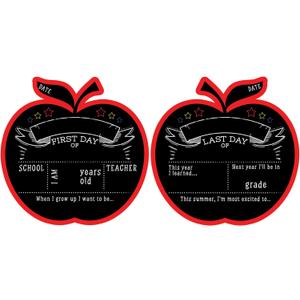 RoomMates First/Last Day of School Apple Chalkboard, RMK5368CB