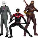 McFarlane Toys - DC Multiverse Nightwing vs Talon & Owl 7in Figure 3pk Gold Label
