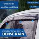 Window Visors Rain Guards for 2017-2022 Honda CRV,4PCS Tape on Vent Visors Wind Deflector Sun Shade for CRV 17-22,UV Protection & Reduced Road Noise,Car Accessories