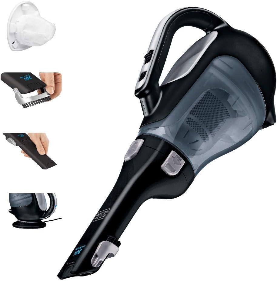 BLACK+DECKER dustbuster 20V Hand Vacuum Cordless Rechargeable, Portable Vacuum for Car and Home, Onboard Flip-Up Brush,Powerful Suction (BDH2000L) BLACK+DECKER dustbuster 20V Hand Vacuum Cordless Rechargeable, Portable Vacuum for Car and Home, Onboard Flip-Up Brush,Powerful Suction (BDH2000L)