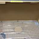 Serene Valley Sink Bottom Grid 29-1/16" X 13-15/16", Centered Drain with Corner Radius 2", NDG2914C