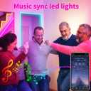 300 ft Outdoor LED Strip Lights Waterproof,IP68 Waterproof LED Light Strips with Remote,App Control Music Sync RGB Outdoor LED Rope Lights,LED Lights for Bedroom,Roof,Deck,2 Rolls of 150ft