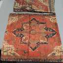 Sanwarm Throw Pillow Covers Home Decor Set of 4 Pillow Cases Decorative 18 x 18 Inches Cushion Couch Sofa Pillowcases Turkey Kilim Ancient Antique