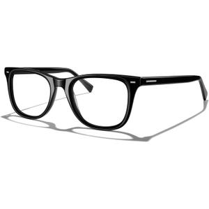 MERRY'S Square Reading Glasses for Men Women Blue Light Blocking Lightweight Full Frame Computer Readers (Black)