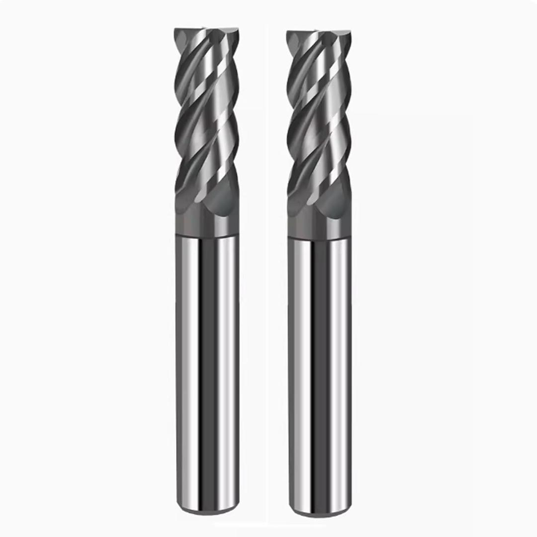 4 Pcs 5mm CNC Carbide End Mill Set, 4 Fultes Milling Cutter,Tungsten End Milling Bits Tool (4PCS 5mm)