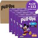 Pull-Ups Boys' Potty Training Pants, Size 3T-4T Training Underwear (32-40 lbs), 112 Count