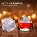 4 x Rose Shaped Ice Cube Tray Elegant Silicone Mold for Unique Ice Cubes, Perfect for Cocktails, Drinks, and Special Occasions 4 grids -Blue