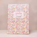 2 x Luxury Floral Reading Journal for Book Lovers - 60 Review Pages, Lay-Flat Binding,100 GSM Paper, Reading Tracker, Size A5 (5.8 x 8.3 inches), 145 Pages
