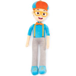 Blippi Plush Pillow Buddy - Super Soft Kids Character Pillow - Polyester Microfiber, 24 Inches (Blue - Blippi)