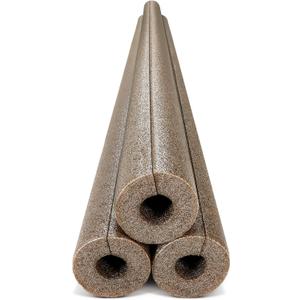 Pangda 3 Pack Pool Noodles Foam Noodles Swim Clamp Jumbo Hollow Foam Large Pre Slit Clamp Protection for Swimming Floating Craft Projects Padding Bumper (48 Inch, Brown)