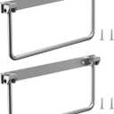 Shkalacar 2Pack Foldable RV Shoe Rack- Aluminum Camper Shoe Organizer, Wall-Mounted Shelf, Efficient Holder and Storage Rack for Various Shoes, Travel Trailer Organization Accessories 13.1*6*12.2inch