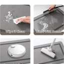 3 x chakme Bathroom Mat Rugs 24x16, Ultra Thin Magic Mat Bath Rug Non Slip Bath Rugs Quick Dry Absorbent Bath Mats for Bathroom Floor, (Grey, 24"x16")