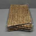 ELYKEN 34 Inch Christmas Tree Collar, Water Hyacinth Woven Xmas Tree Skirt for Artificial Trees, Base Cover with Cord Cut Out, Handcrafted Wicker Tree Ring for Holiday Dcor (Natural)