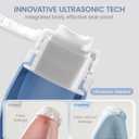 Travel Bottles for Toiletries, TSA Approved 3oz Container, High-Effeiciency Leak-Proof Ultrasonic Technology, Silicone Refillable Squeezable Travel Accessories for Shampoo Conditioner Lotion (3 Pcs)