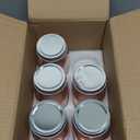 Amzcku 16 oz Rose Pink Mason Jars with Lids, 6 Pack Regular Mouth Quart Canning Jar, Safe For Storage, Canning, Pickling, Preserving, Fermenting, DIY Crafts & Decor