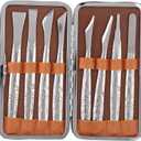 Watris Veiyi 8PCS Foot Shaver Pedicure Tool, Pedicure Knives Set, Stainless Steel Dead Skin Removal Kit, Foot File Callus Nail for Women Men Care Feet